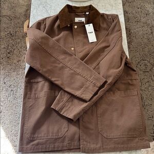 New Aritzia Edison Chore barn jacket Cello brown XS ❌SOLD OUT❌